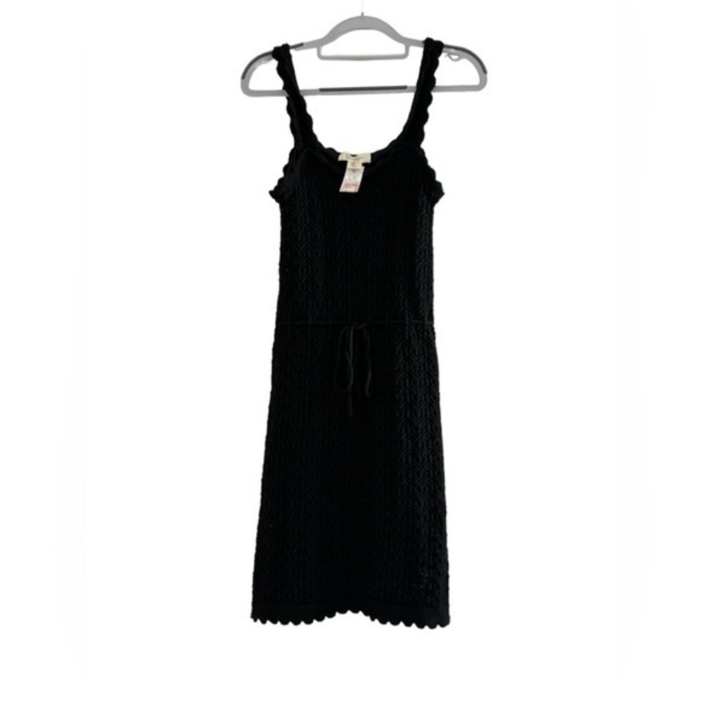 Jessica Simpson Women’s Black Crochet Dress Medium Summer Vacation Coverup